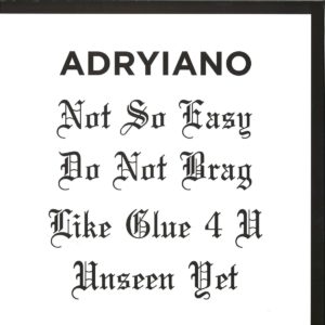 ADRYIANO-NOT SO EASY